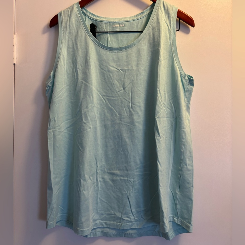 Lands’ End Light blue sleeveless tunic